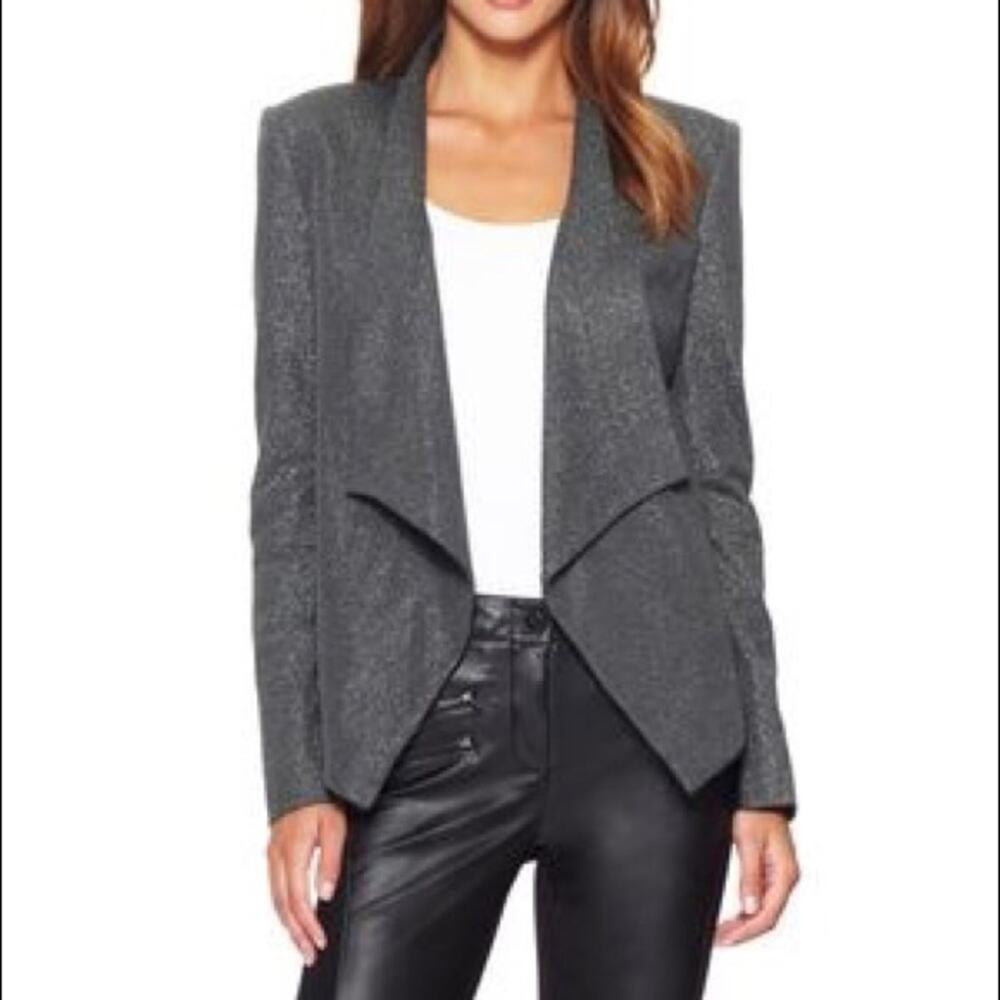 BCBGMAXAZRIA Silver Gray Blazer